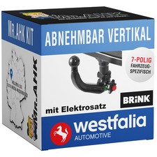 Westfalia Anhängerkupplung abnehmbar für Audi A7 Sportback 18-23 + 7pol spezi.