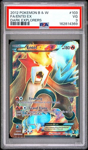 Entei-EX graded PSA 3 for sale on eBay