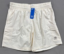 NWT Adidas Originals Essential Woven Cargo Shorts Wonder Ivory JP4784 Men s XL