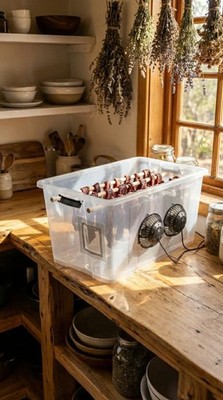 Biltong Drying Cabinet | Meat & Jerky Dryer | Airflow Fan System