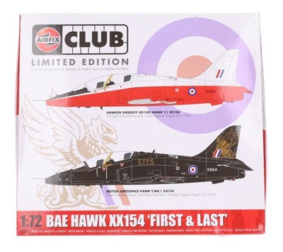 A73014 Airfix Maßstab 1:72 BAE Hawk XX154 ''First & Last'' - Airfix Club (gebraucht)
