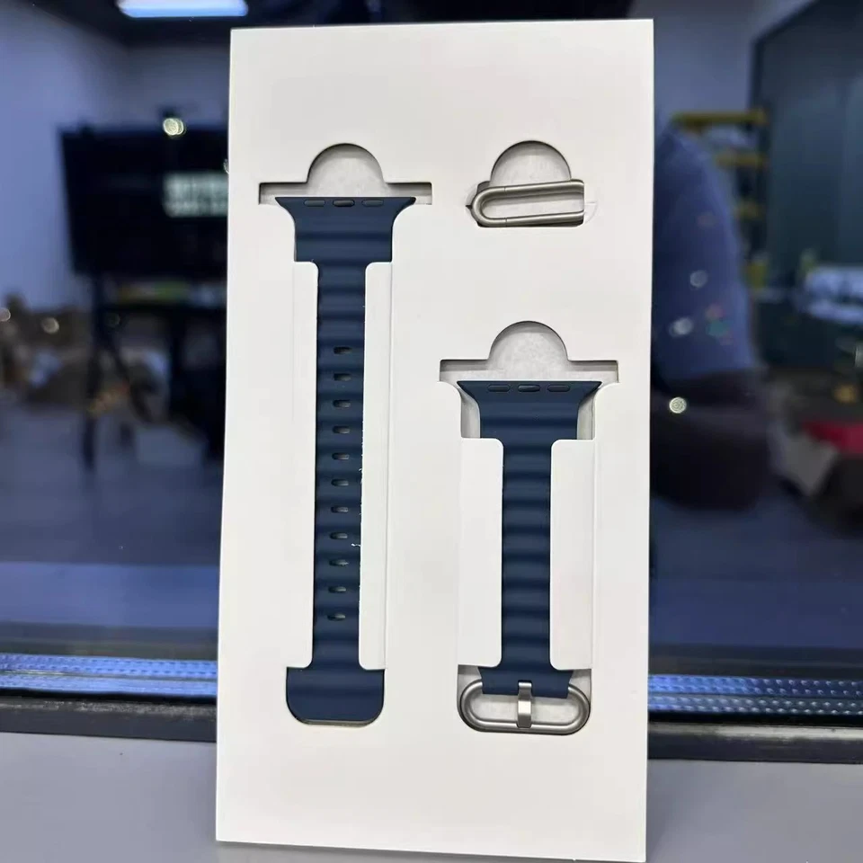 Original Genuine Apple Watch Series 10 9 8 7 6 SE 44mm/ 45/ 46/ 49mm Ocean band - Image 2 of 4