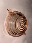 Vintage Anchor Hocking Pink Depression Manhattan Double Handles Glass Bowl