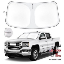 Windshield Sun Shade for 2019-2026 GMC Sierra/Silverado 1500 2500 3500