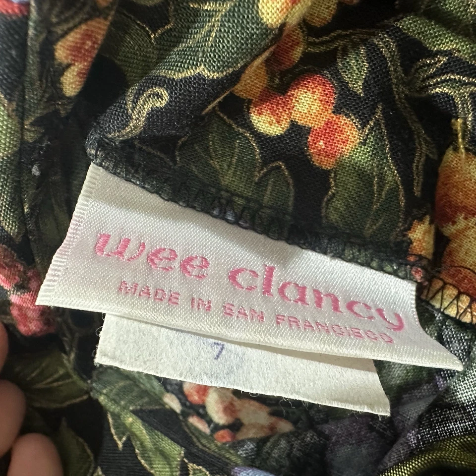 Wee Clancy California Vintage Dress Shelby Floral Cotton Floral Fit Flare Girls - Image 2 of 4