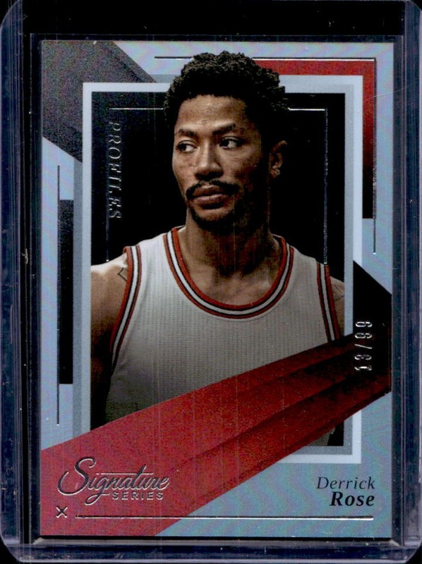 2025-26 Panini Signature Series Derrick Rose Profiles #/99 Bulls