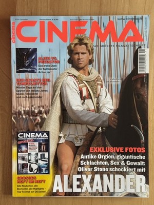Cinema 11/04 November 2004 +8 Filmplakatkarten Filmzeitschrift Kinomagazin Heft