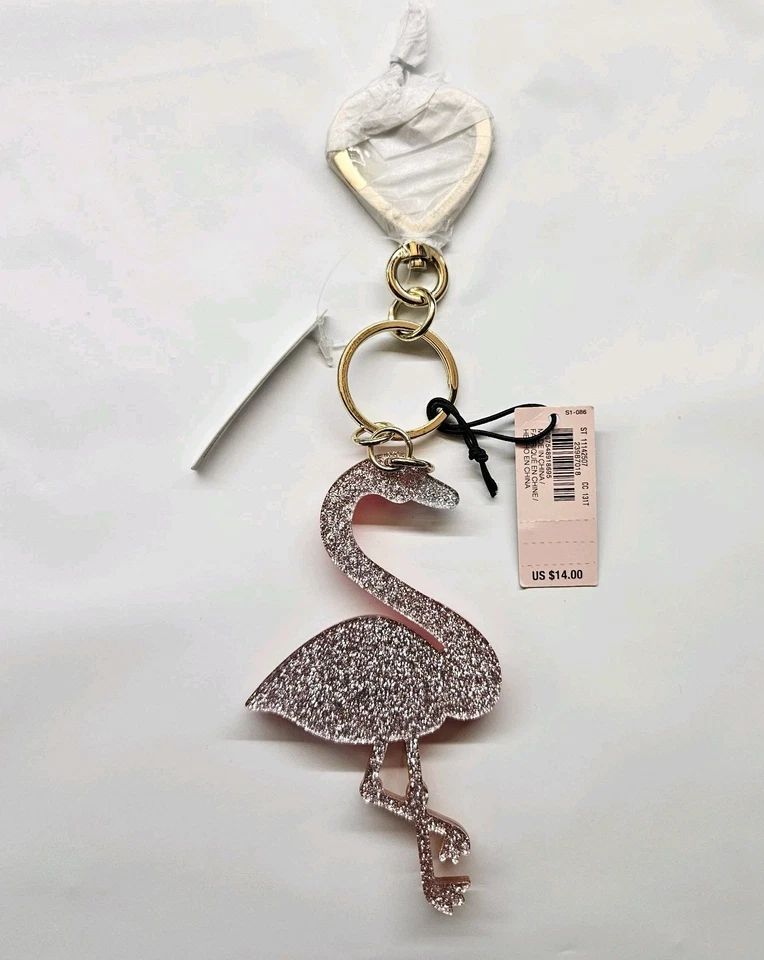 Berloque bolsa chaveiro borboletas multicoloridas Victoria's Secret novo com etiquetas - Imagem 2 de 4