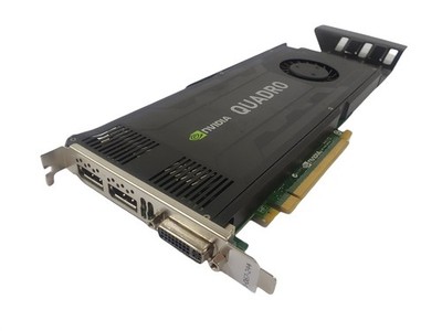 Dell D5R4G Quadro K4000 3GB GDDR5 PCIe x16 DisplayPort Grafikkarte mit Halterung