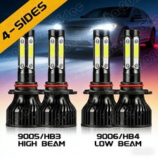 9006 9005 Led Headlight Kit Combo Bulbs 10000k High Low Beam Super Bright White 9006 9005 Led Headlight Kit Combo Bulbs 10000k High Low Beam Super Bright White