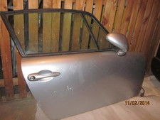 PORSCHE 993 COUPE RIGHT PASS. SIDE DOOR, SILVER COMPLETE W. GLASS & DOOR CARD,