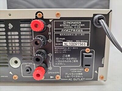 PIONEER A-C3 Stereo Amplifier | eBay PIONEER A-C3 Stereo Amplifier | eBay