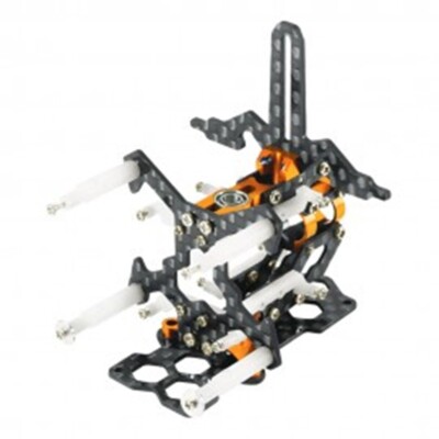 Microheli Aluminum/Carbon Fiber/Delrin Main Frame (GOLD) - BLADE INFUSION 120