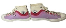Converse Chuck 70 Hi White Wave Design Pink Purple Retro Sneakers M-10/W-12 NWOB