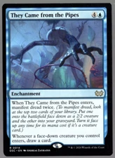 They Came from the Pipes 0014 Non Foil Rare Duskmourn MTG Near Mint