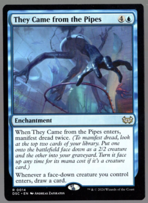 rare duskmourn cards They Came from the Pipes 0014 Non Foil Rare Duskmourn MTG Near Mint