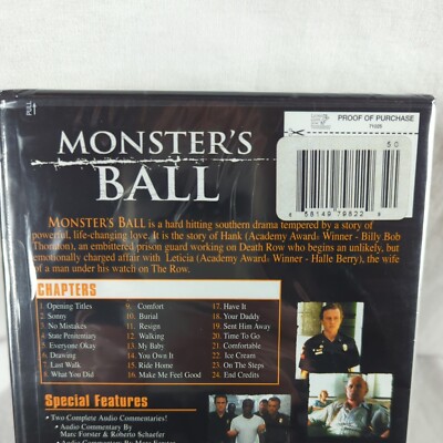 Monster's Ball dvd movie new sealed Billy Bob Thornton Halle Berry Heath  Ledger 658149798229| eBay