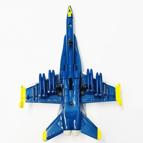 Simulation Fighter Navy Blue Angels F/A-18 Hornet Fighter Jet Die Cast Model - Imagen 11 de 11
