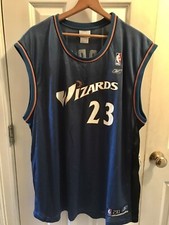 Vtg Michael Jordan 23 Washington Wizards Reebok Jersey Size XXL Blue NBA RARE