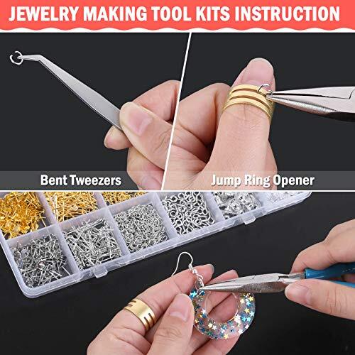 Earring Making Supplies Kit, 2900pcs Earring Hardware Earring Making Set - Picture 6 of 7