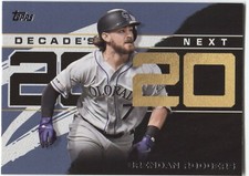 2020 Topps Series 1 BRENDAN RODGERS  Decades Next BLUE Parallel - ROCKIES -