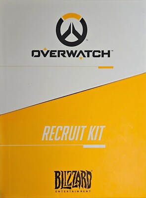 Original Overwatch Recruit Kit Press Kit von 2016 - SEHR SELTEN