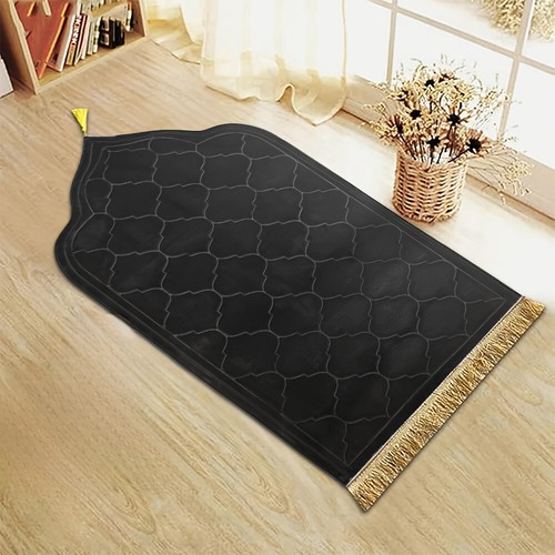 Thickened Printed Prayer Mat Plush With Tassel Flannel Irregular Prayer Mat - Picture 7 of 16
