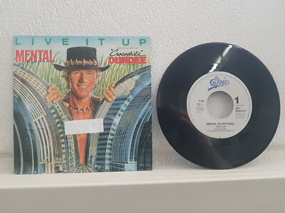 Mental as anything - Live it up / Good Friday 1987 Crocodile Dundee Single 7'' LP