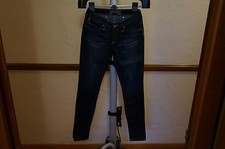 100% Authentic New Womens ROBIN'S JEAN SZ 25 #SPAC8675 RACER Skinny Made in USA