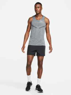Nike DRI-FIT ADV Tech-Knit Ultra Running Tank Top Vest Grey DM4751