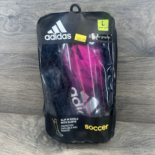 Adidas Ghost Soccer Shin Guards Size Large Pink 5'10" - 6'1" - Picture 3 of 8