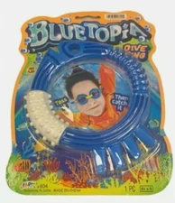 1 Jaru Bluetopia Blue Dive Ring Swimming Pool Diving Toy