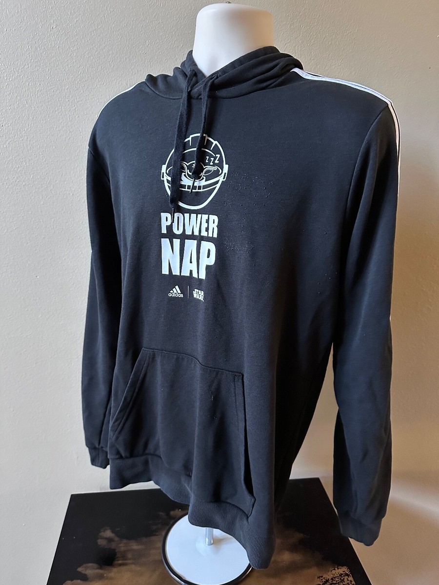 Adidas X Star Wars The Mandalorian POWER NAP Baby Yoda 2Pocket Hoodie  Sweatshirt