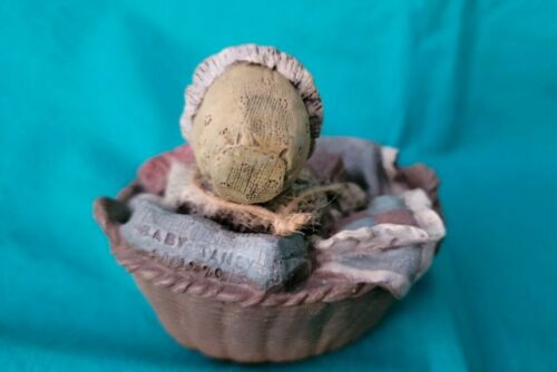 VERSAND USPS VERSICHERT! Baby Rainfarn Sarahs Dachboden 1990 Sammelfigur Korb - Bild 6 von 10