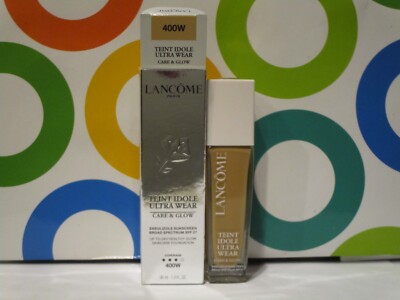 LANCOME ~ TEINT IDOLE ULTRA WEAR CARE & GLOW FOUNDATION ~ # 400 (W) ~ BOXED