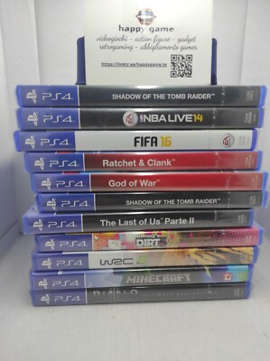 PS4 Games NEW SEALED ITA