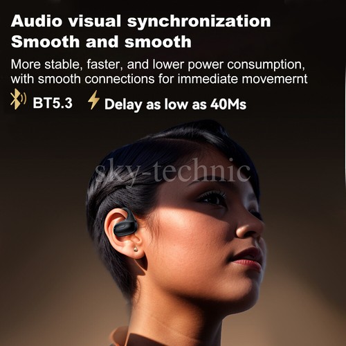 Wireless Bluetooth Headset Mobile Phone Hands Free Earpiece for Samsung iPhone - Bild 10 von 27