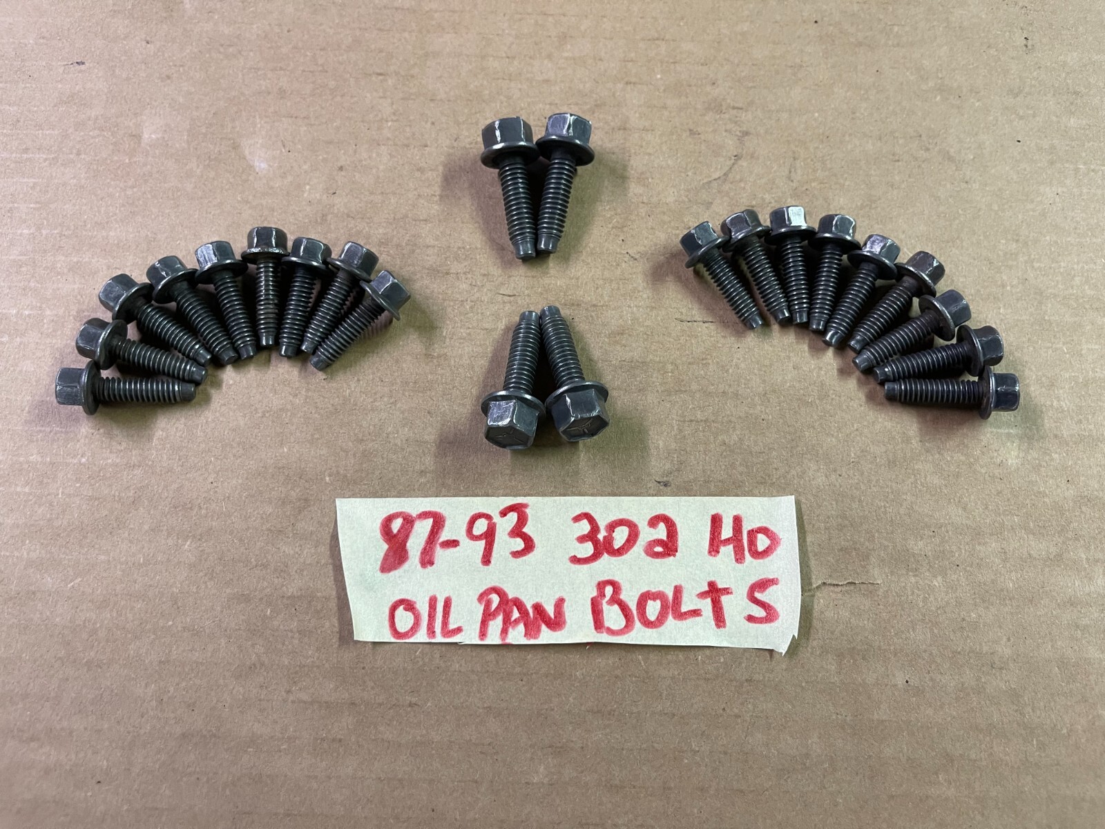 Pan Bolts Set Factory 5.0 Efi 302 351 Original Oem