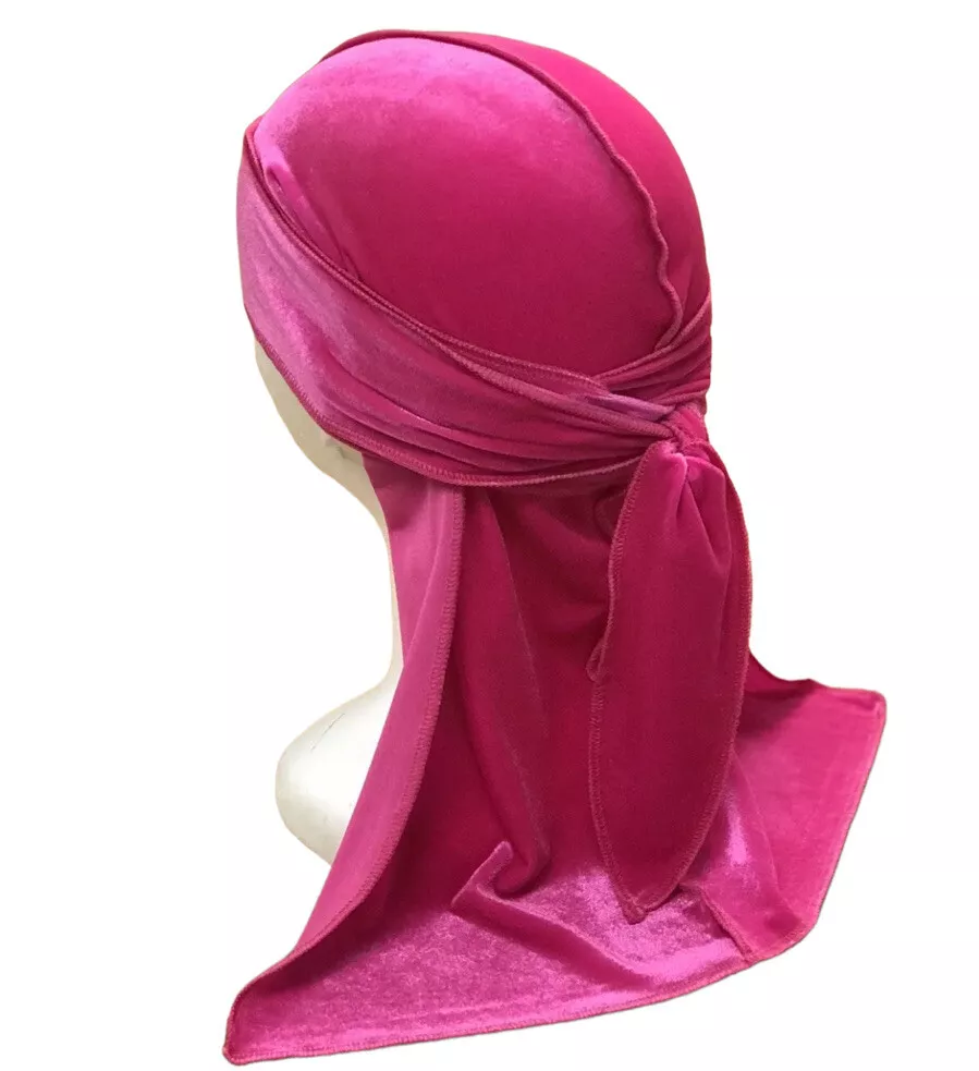 Hot Pink Velvet Durag