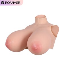 Roanyer Silicone Comic Busty Breast Forms Realistic Huge Fake Boobs transgender