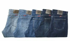 Mens Wrangler 5 Star  Regular Fit Jean Premium Denim 