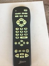 Original Zenith TV Remote Control Tested Fluorescent Numbers Used