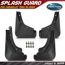 4Pcs Front and Rear Black Mud Flaps Splash Guards Fender for Chevy Trax RS 2024