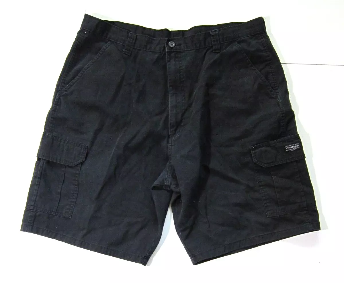 Wrangler Authentic Issue 100 Cotton Black Pocket Cargo Short Men Size 40