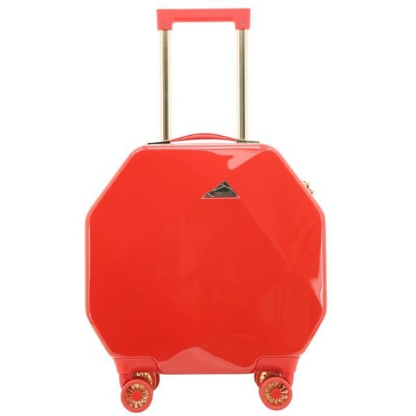 Kensie 20 inch Octagon Rolling CarryOn Red for sale online eBay