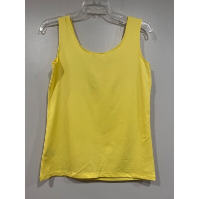 Jillian Nicole Women's Medium Yellow Sleeveless Tank Top