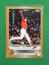 2022 Topps Series 2 Baseball Christian Arroyo #582 Gold /2022