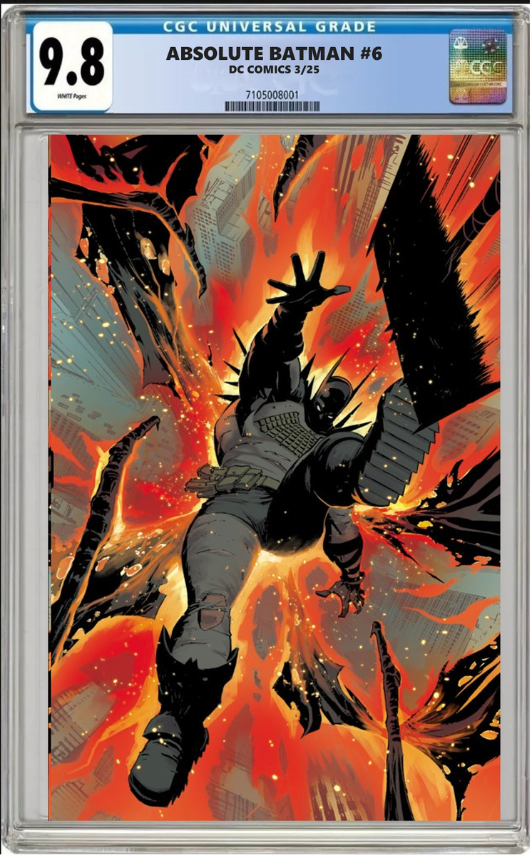 ABSOLUTE BATMAN #6 DC 2025 CVR A NICK DRAGOTTA CGC 9.8 NM