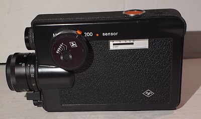 Super 8 Microflex 200 Sensor Filmkamera mit Optik Agfa Movaron 1:2/9-30