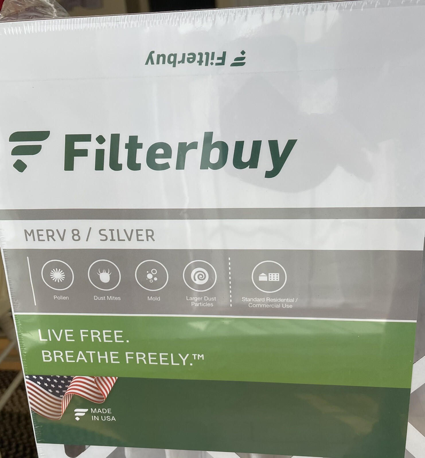 Filterbuy 18x18x2 Pleated Air Filters for HVAC AC Furnace (MERV 8) —12